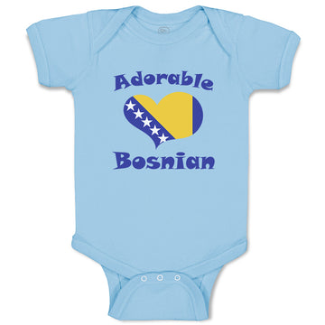 Baby Clothes Adorable Bosnian Bosnia Herzegovina Countries Adorable Cotton