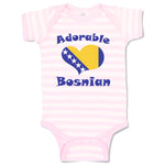 Baby Clothes Adorable Bosnian Bosnia Herzegovina Countries Adorable Cotton