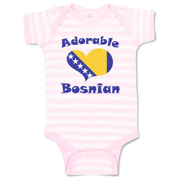 Baby Clothes Adorable Bosnian Bosnia Herzegovina Countries Adorable Cotton