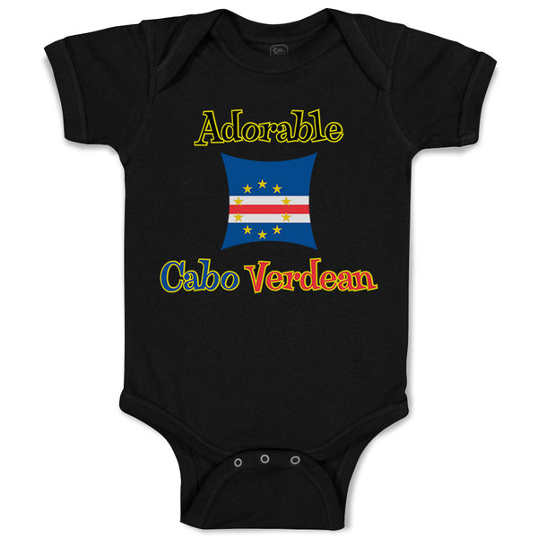 Baby Clothes Adorable Cabo Verdean Cape Verde Baby Bodysuits Boy & Girl Cotton