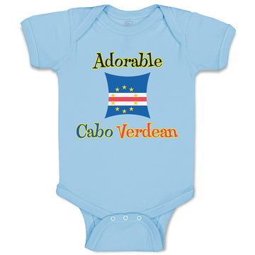 Baby Clothes Adorable Cabo Verdean Cape Verde Baby Bodysuits Boy & Girl Cotton