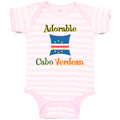 Baby Clothes Adorable Cabo Verdean Cape Verde Baby Bodysuits Boy & Girl Cotton