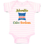 Baby Clothes Adorable Cabo Verdean Cape Verde Baby Bodysuits Boy & Girl Cotton