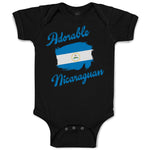 Baby Clothes Adorable Nicaraguan Nicaragua Baby Bodysuits Boy & Girl Cotton