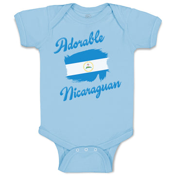 Baby Clothes Adorable Nicaraguan Nicaragua Baby Bodysuits Boy & Girl Cotton