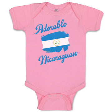 Baby Clothes Adorable Nicaraguan Nicaragua Baby Bodysuits Boy & Girl Cotton