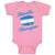 Baby Clothes Adorable Nicaraguan Nicaragua Baby Bodysuits Boy & Girl Cotton