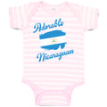 Baby Clothes Adorable Nicaraguan Nicaragua Baby Bodysuits Boy & Girl Cotton