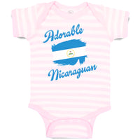 Baby Clothes Adorable Nicaraguan Nicaragua Baby Bodysuits Boy & Girl Cotton