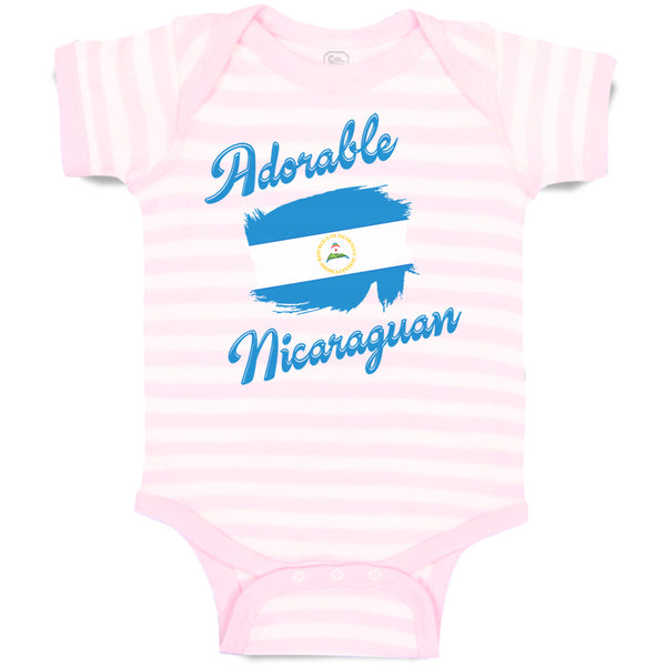 Baby Clothes Adorable Nicaraguan Nicaragua Baby Bodysuits Boy & Girl Cotton