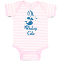 Baby Clothes Blue Smiling Whale I'M Whaley Cute Ocean Sea Life Baby Bodysuits