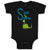 Baby Clothes Green Dinosaur Dino Little Sister Saurus Baby Bodysuits Cotton
