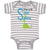 Baby Clothes Green Dinosaur Dino Little Sister Saurus Baby Bodysuits Cotton