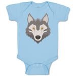 Baby Clothes Wolf Head Baby Bodysuits Boy & Girl Newborn Clothes Cotton