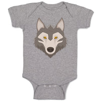 Baby Clothes Wolf Head Baby Bodysuits Boy & Girl Newborn Clothes Cotton