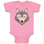 Baby Clothes Wolf Head Baby Bodysuits Boy & Girl Newborn Clothes Cotton