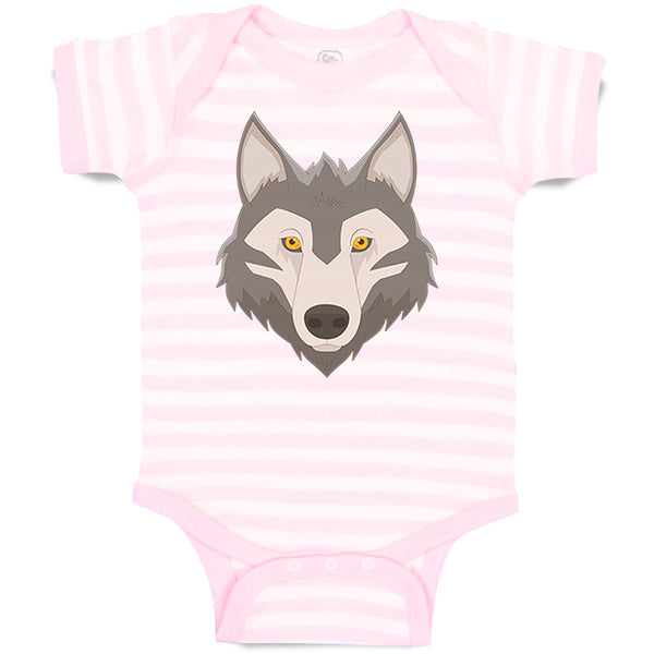 Baby Clothes Wolf Head Baby Bodysuits Boy & Girl Newborn Clothes Cotton