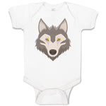 Baby Clothes Wolf Head Baby Bodysuits Boy & Girl Newborn Clothes Cotton