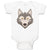 Baby Clothes Wolf Head Baby Bodysuits Boy & Girl Newborn Clothes Cotton