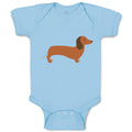 Baby Clothes Dachshund Dog Lover Pet A Baby Bodysuits Boy & Girl Cotton