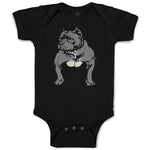 Baby Clothes Pitbull Itching Dog Lover Pet A Baby Bodysuits Boy & Girl Cotton