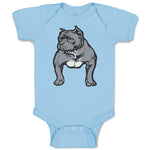 Baby Clothes Pitbull Itching Dog Lover Pet A Baby Bodysuits Boy & Girl Cotton