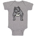 Baby Clothes Pitbull Itching Dog Lover Pet A Baby Bodysuits Boy & Girl Cotton