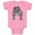 Baby Clothes Pitbull Itching Dog Lover Pet A Baby Bodysuits Boy & Girl Cotton