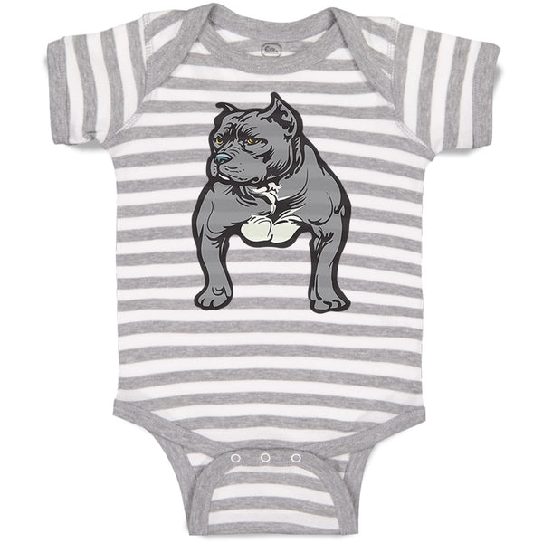 Baby Clothes Pitbull Itching Dog Lover Pet A Baby Bodysuits Boy & Girl Cotton