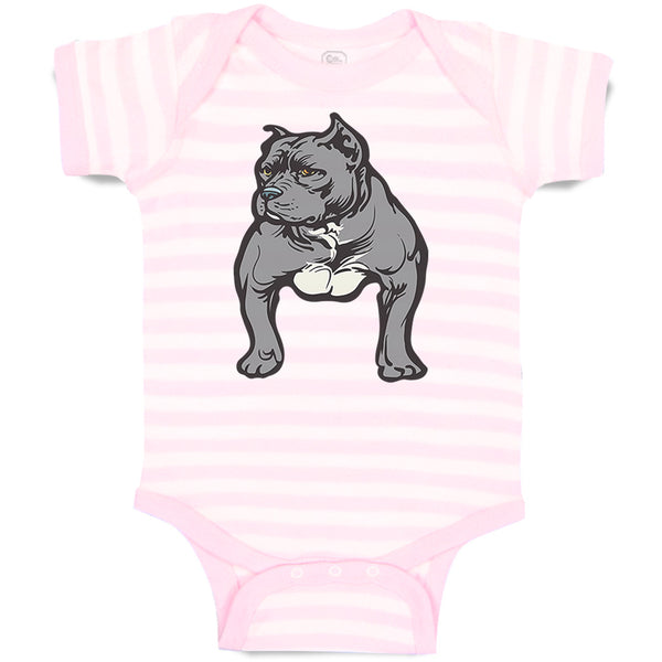 Baby Clothes Pitbull Itching Dog Lover Pet A Baby Bodysuits Boy & Girl Cotton