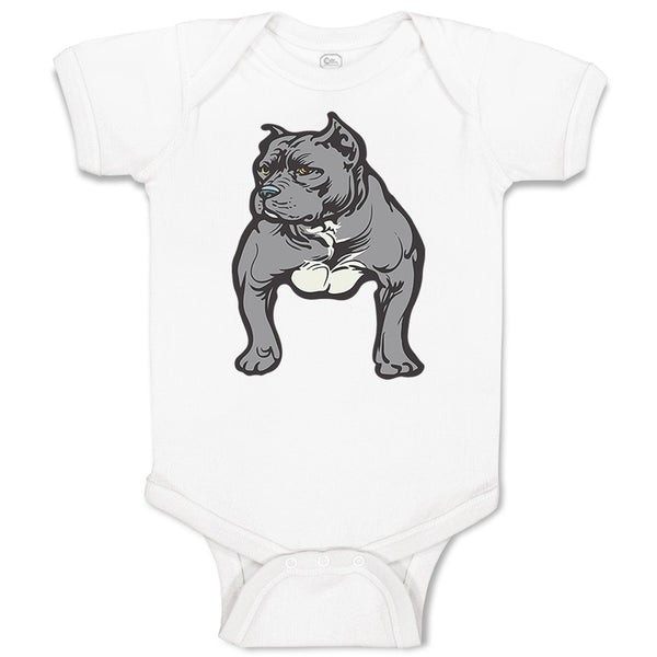 Baby Clothes Pitbull Itching Dog Lover Pet A Baby Bodysuits Boy & Girl Cotton