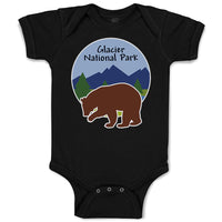 Baby Clothes Glacier National Park Funny Humor Baby Bodysuits Boy & Girl Cotton