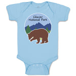 Baby Clothes Glacier National Park Funny Humor Baby Bodysuits Boy & Girl Cotton