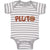 Baby Clothes Pluto Planets Space Baby Bodysuits Boy & Girl Cotton