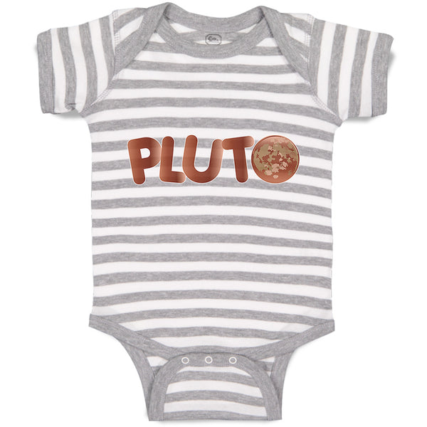 Baby Clothes Pluto Planets Space Baby Bodysuits Boy & Girl Cotton