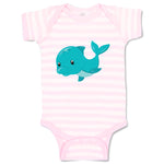 Baby Clothes Birch Dolphin Animals Ocean Baby Bodysuits Boy & Girl Cotton