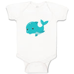 Baby Clothes Birch Dolphin Animals Ocean Baby Bodysuits Boy & Girl Cotton