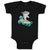 Baby Clothes Shark Surfing Animals Ocean Baby Bodysuits Boy & Girl Cotton