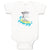 Baby Clothes Shark Surfing Animals Ocean Baby Bodysuits Boy & Girl Cotton