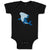 Baby Clothes Hammerhead Shark Animals Ocean Baby Bodysuits Boy & Girl Cotton