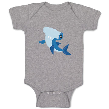 Baby Clothes Hammerhead Shark Animals Ocean Baby Bodysuits Boy & Girl Cotton