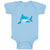 Baby Clothes Shark Swimming Animals Ocean Baby Bodysuits Boy & Girl Cotton