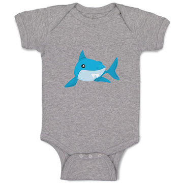 Baby Clothes Shark Swimming Animals Ocean Baby Bodysuits Boy & Girl Cotton