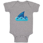 Baby Clothes Shark Fin Animals Ocean Baby Bodysuits Boy & Girl Cotton