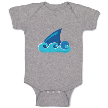 Baby Clothes Shark Fin Animals Ocean Baby Bodysuits Boy & Girl Cotton