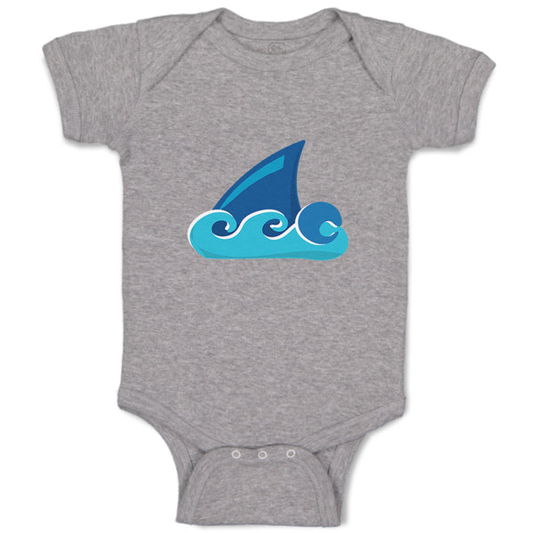 Baby Clothes Shark Fin Animals Ocean Baby Bodysuits Boy & Girl Cotton