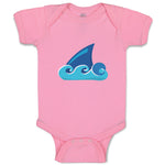 Baby Clothes Shark Fin Animals Ocean Baby Bodysuits Boy & Girl Cotton