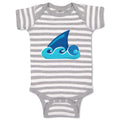 Baby Clothes Shark Fin Animals Ocean Baby Bodysuits Boy & Girl Cotton