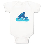 Baby Clothes Shark Fin Animals Ocean Baby Bodysuits Boy & Girl Cotton