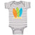 Baby Clothes 3 Surfboards Boys Nature Ocean & Beach Baby Bodysuits Cotton